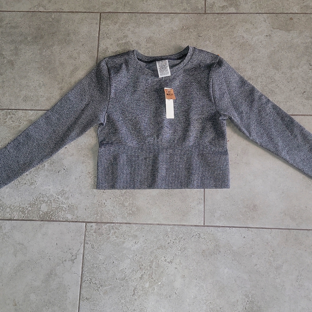 NWT Victorias Secret Pink Small Cropped long sleeve top